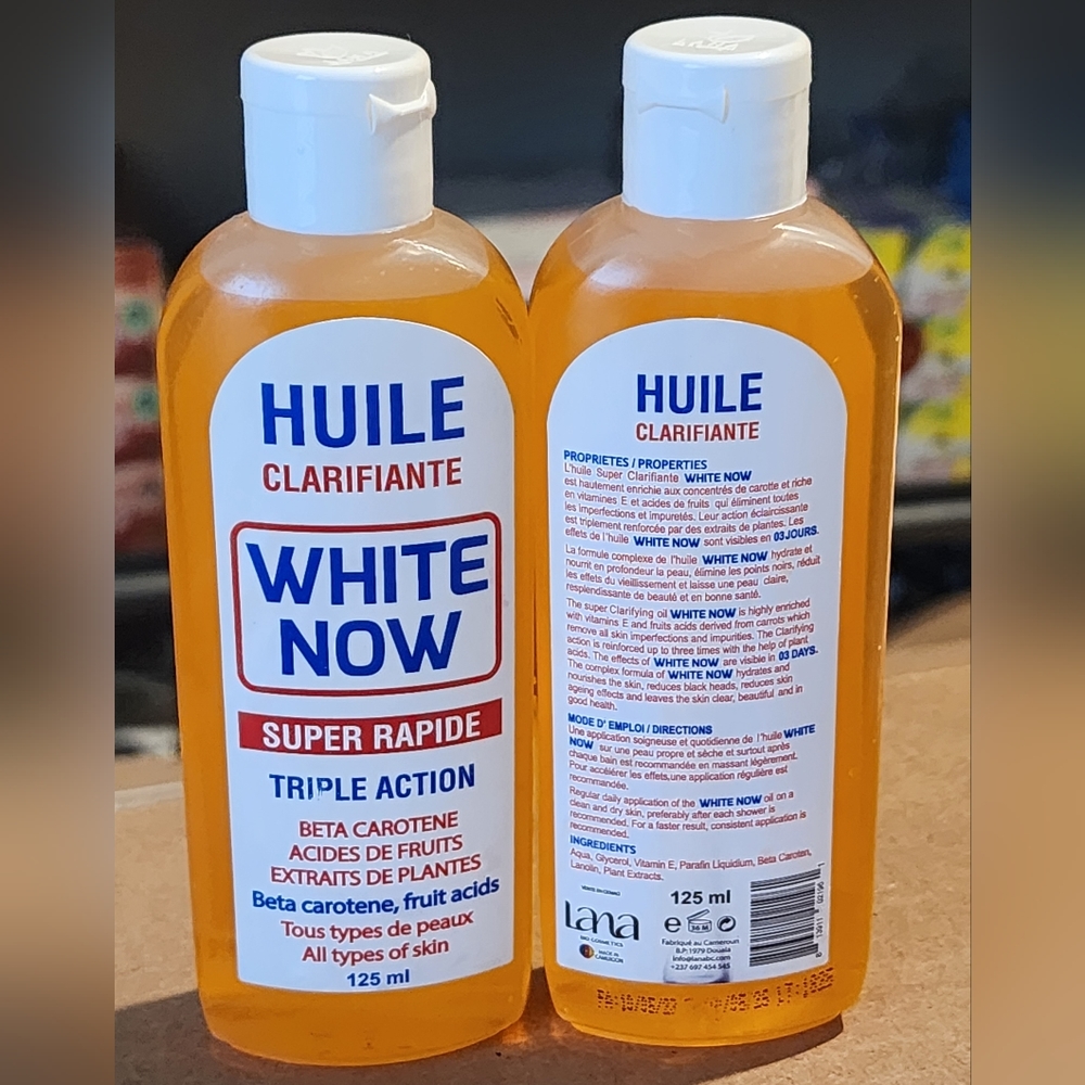 Huile Eclaircissante White Now Lightening Super Rapid Oil 125ml